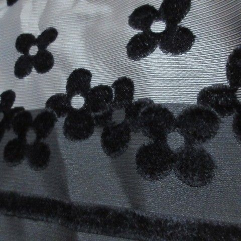 エムズグレイシー M'S GRACY 花柄ジャガードスカート 黒 FS-227539