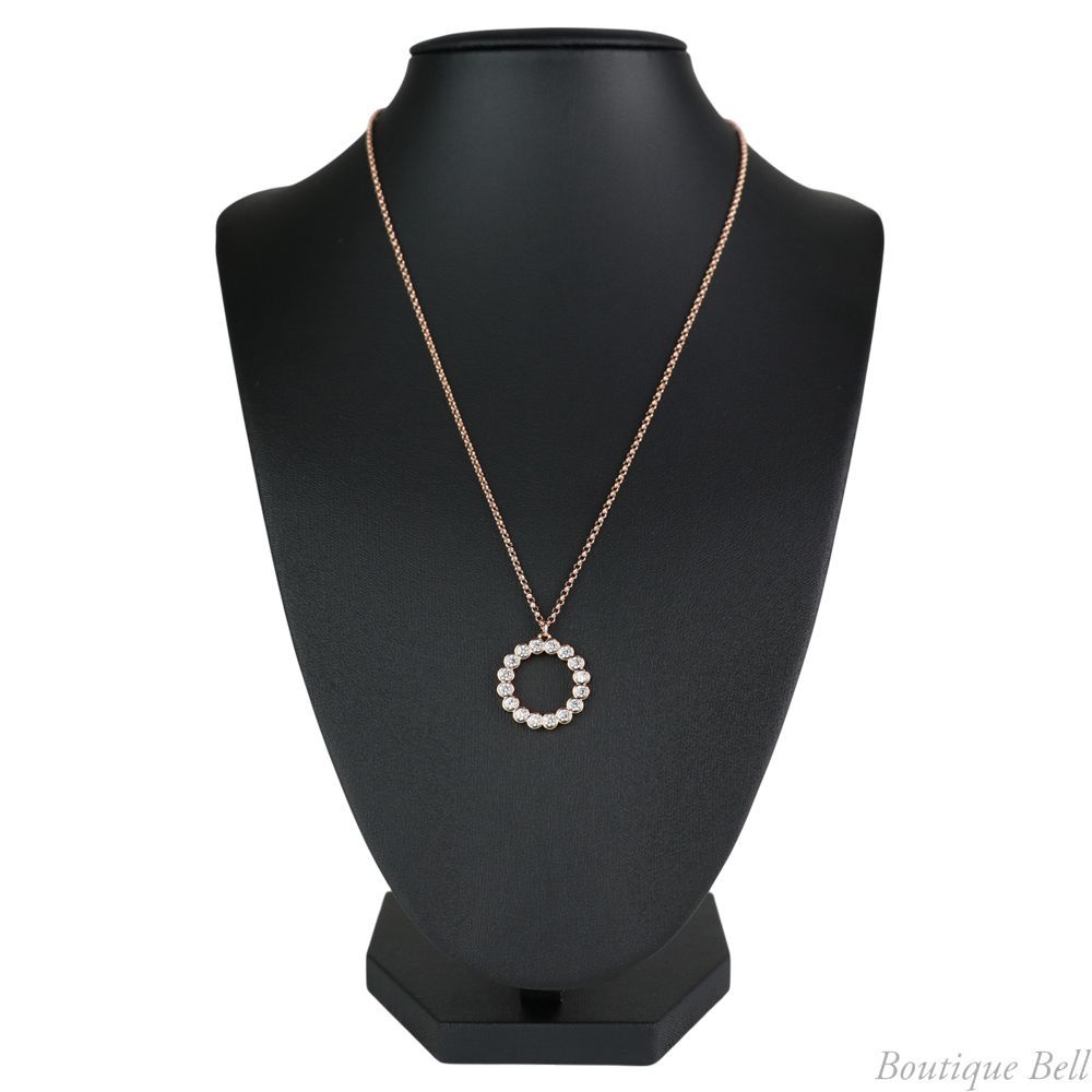 Kate Spade ケイトスペード フルサークル ミニ ペンダント クリア ローズゴールド