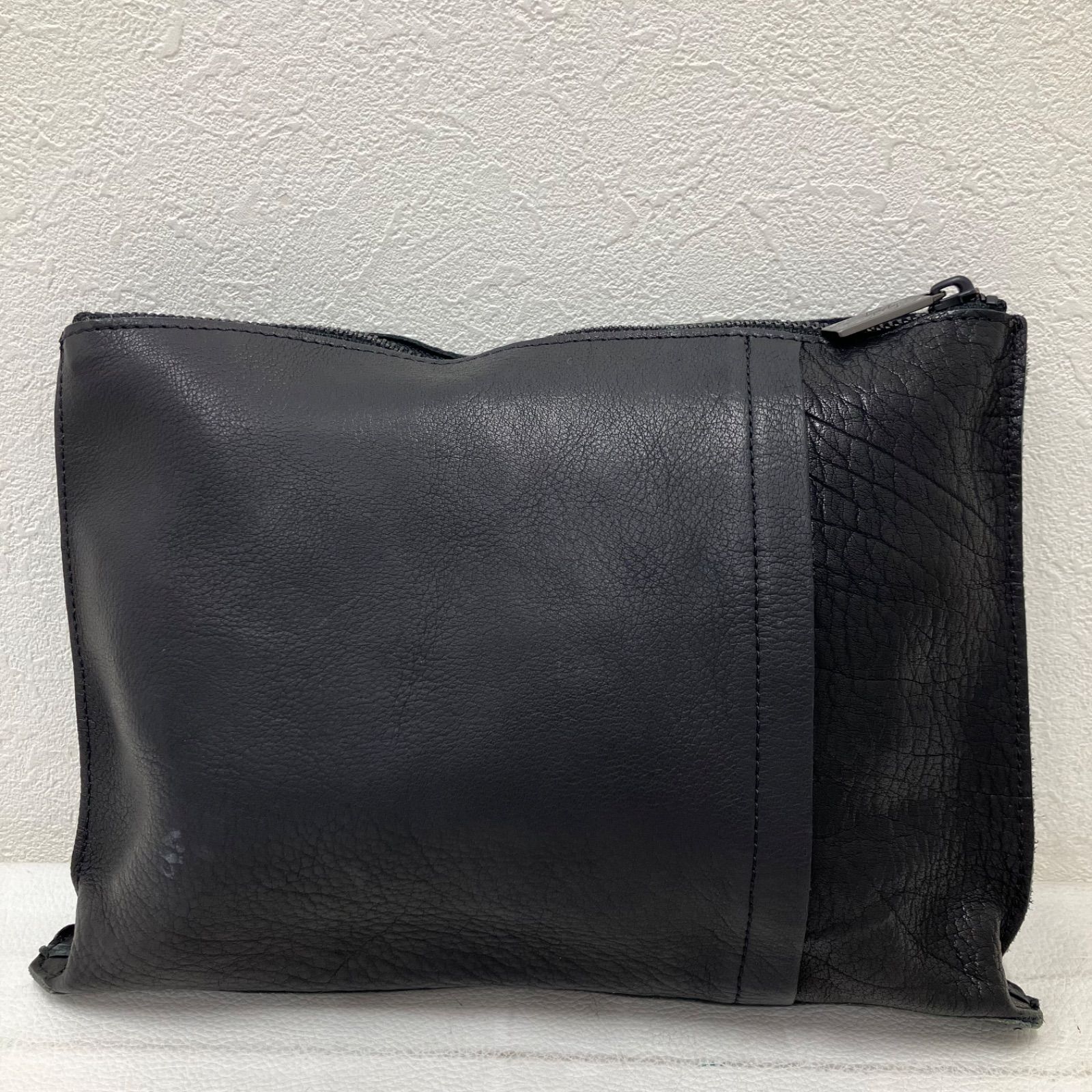7089 YOHJI YAMANOTO ヨウジヤマモト クラッチバッグ ポーチ レザー