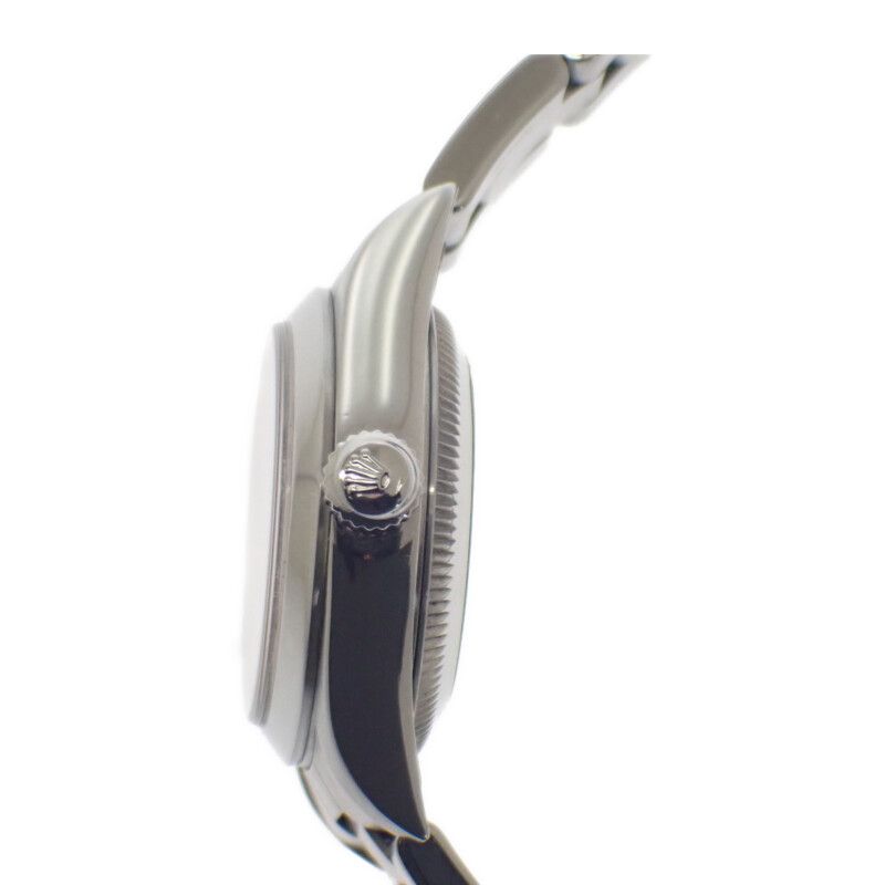  ロレックス ROLEX オイスターパーペチュアル トリチウム A番 76080 腕時計 ステンレススチール 自動巻き シルバー文字盤 レディース ABランク 自動巻き時計 腕時計(アナログ)