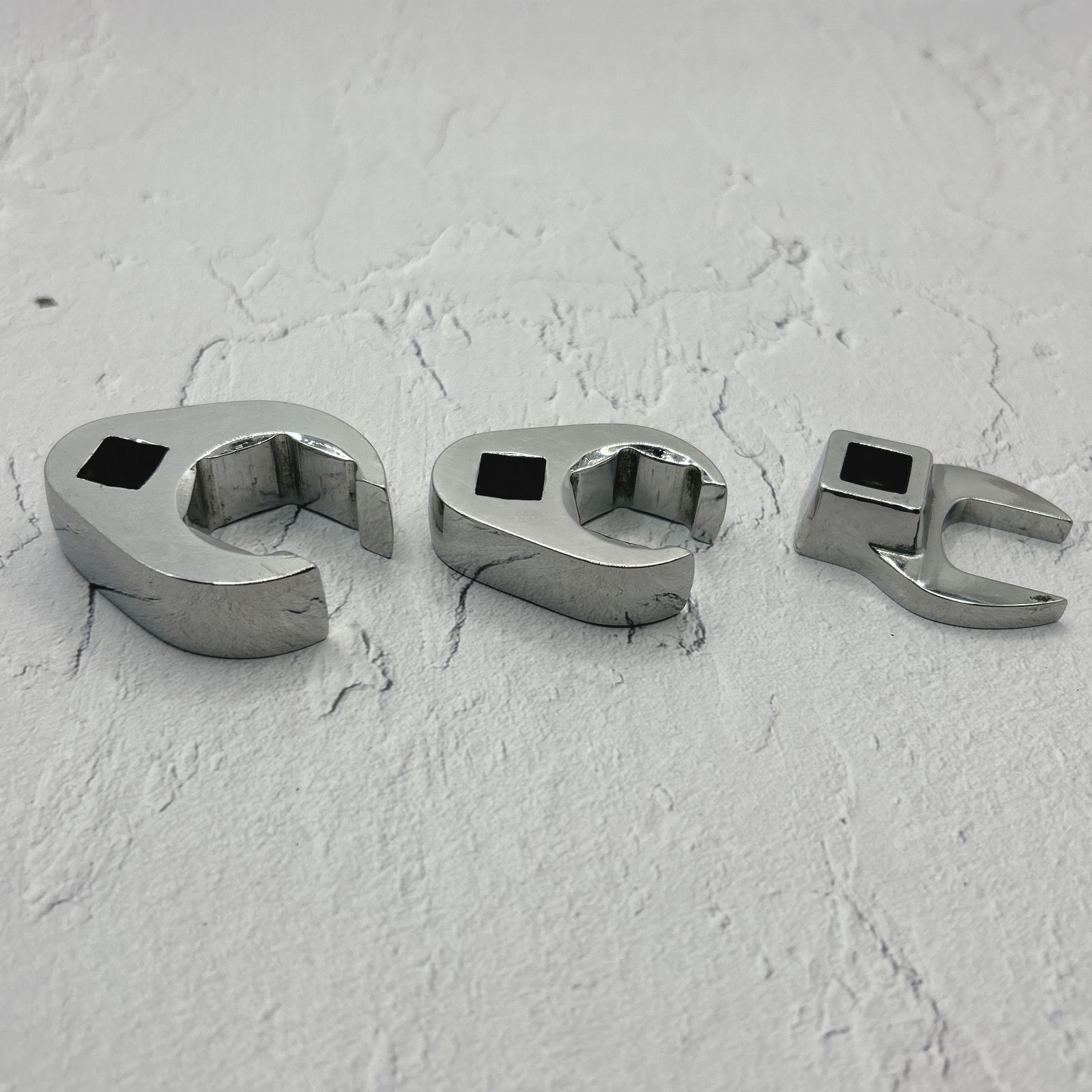 Snap-on スナップオン 3 8 9.5 mm フ ナット クロウフットレンチ 3点セット