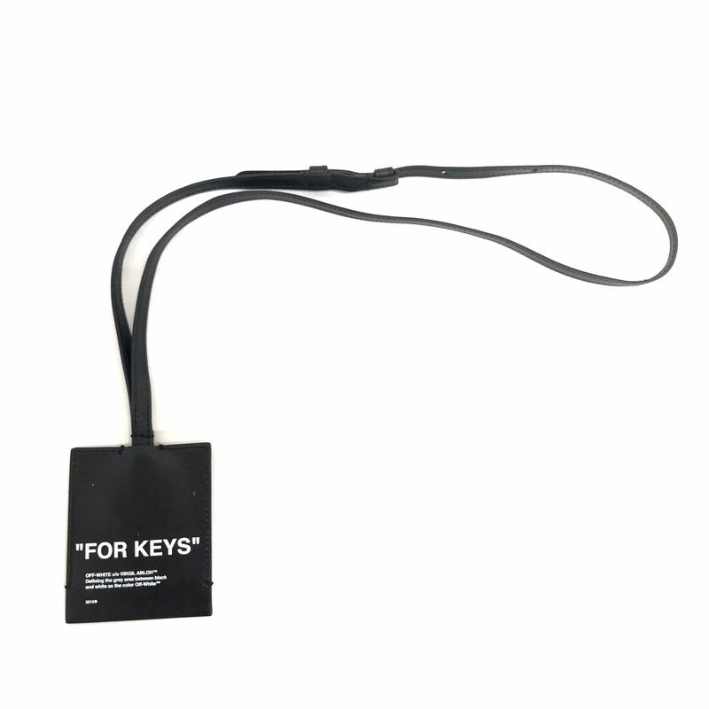 中古品】OFF-WHITE オフホワイト FOR KEYS キーホルダー ネックレス
