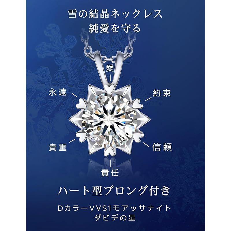 雪の結晶 ネックレス