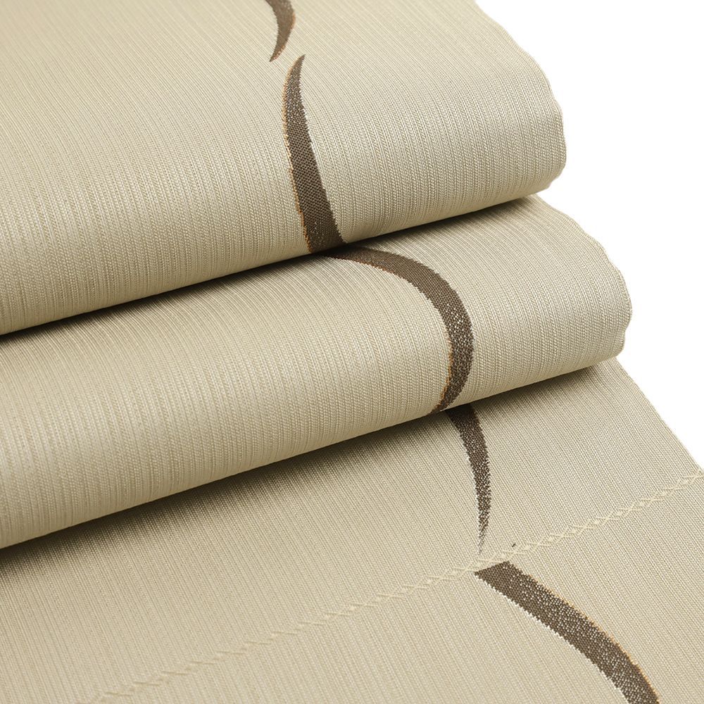 袋帯 織楽浅野 中古 カジュアル 正絹 ベージュ 茶 流水 金糸