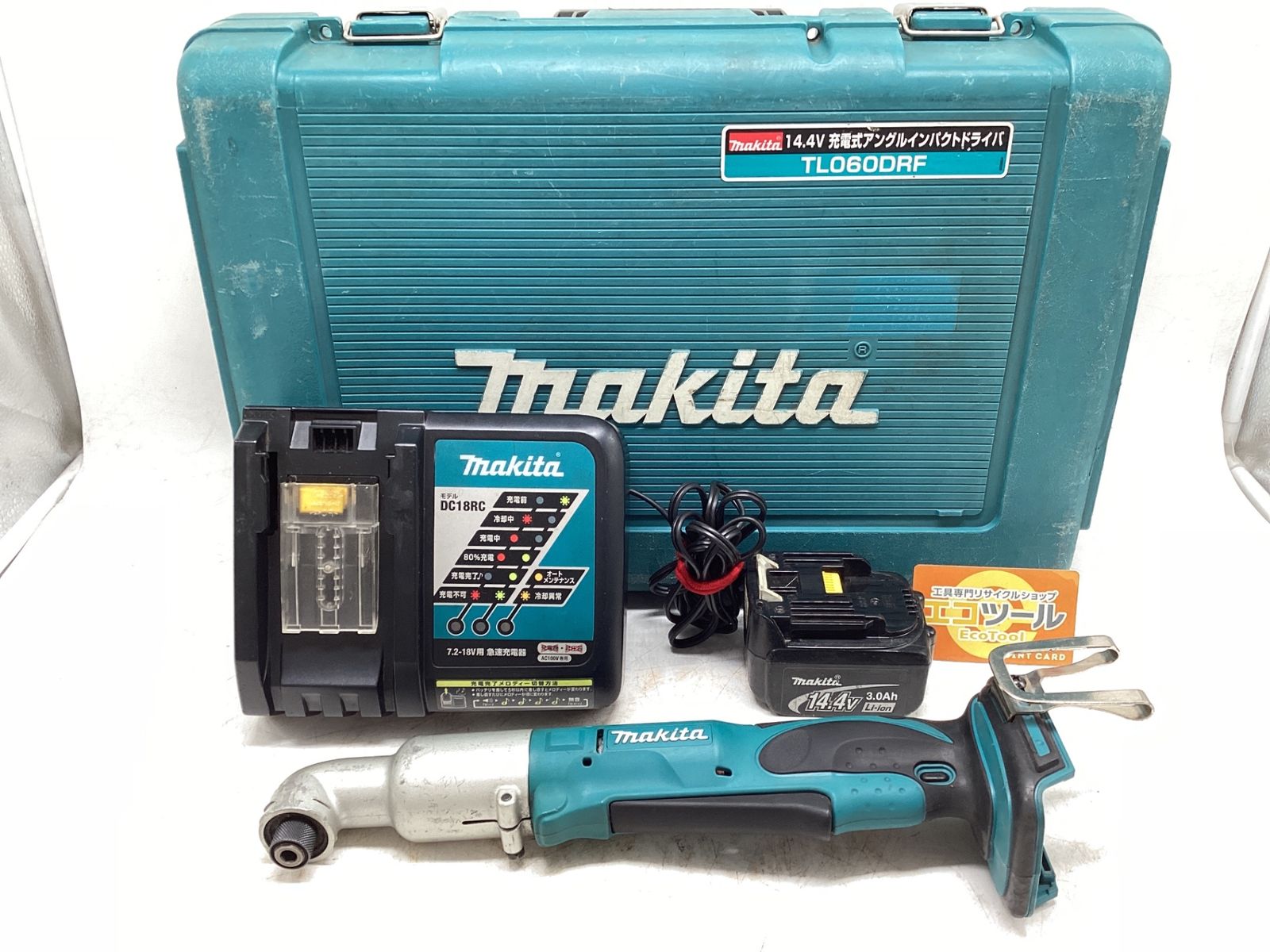 品 Makita マキタ 14.4 V充電式アングルインパクトドライバ エコツール豊田インター店 M 02