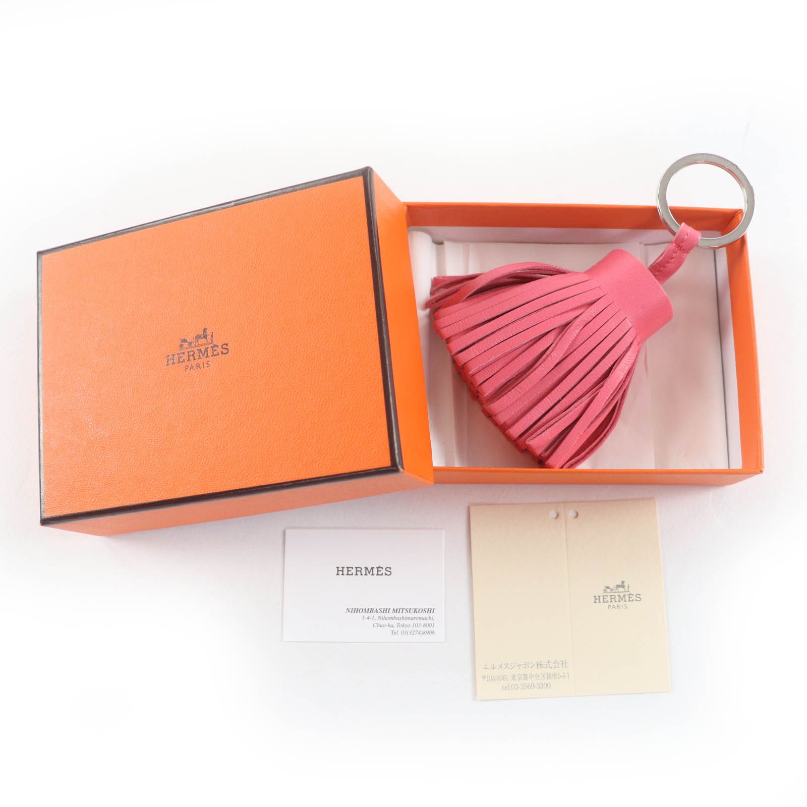 極美品☆HERMES エルメス カルメン アニョーミロ ローズアザレ