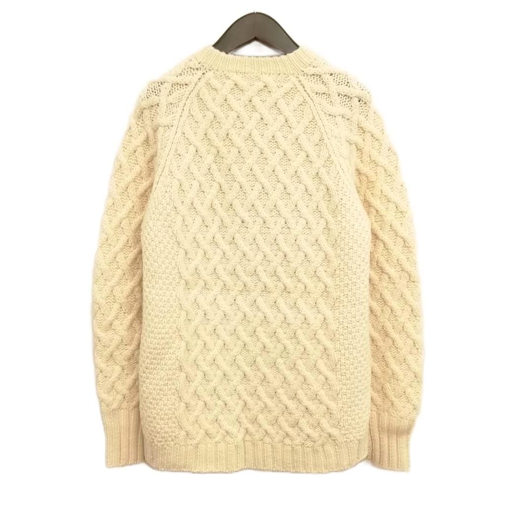 ソフネット SOPHNET. ケーブルニット セーター プルオーバー クルー