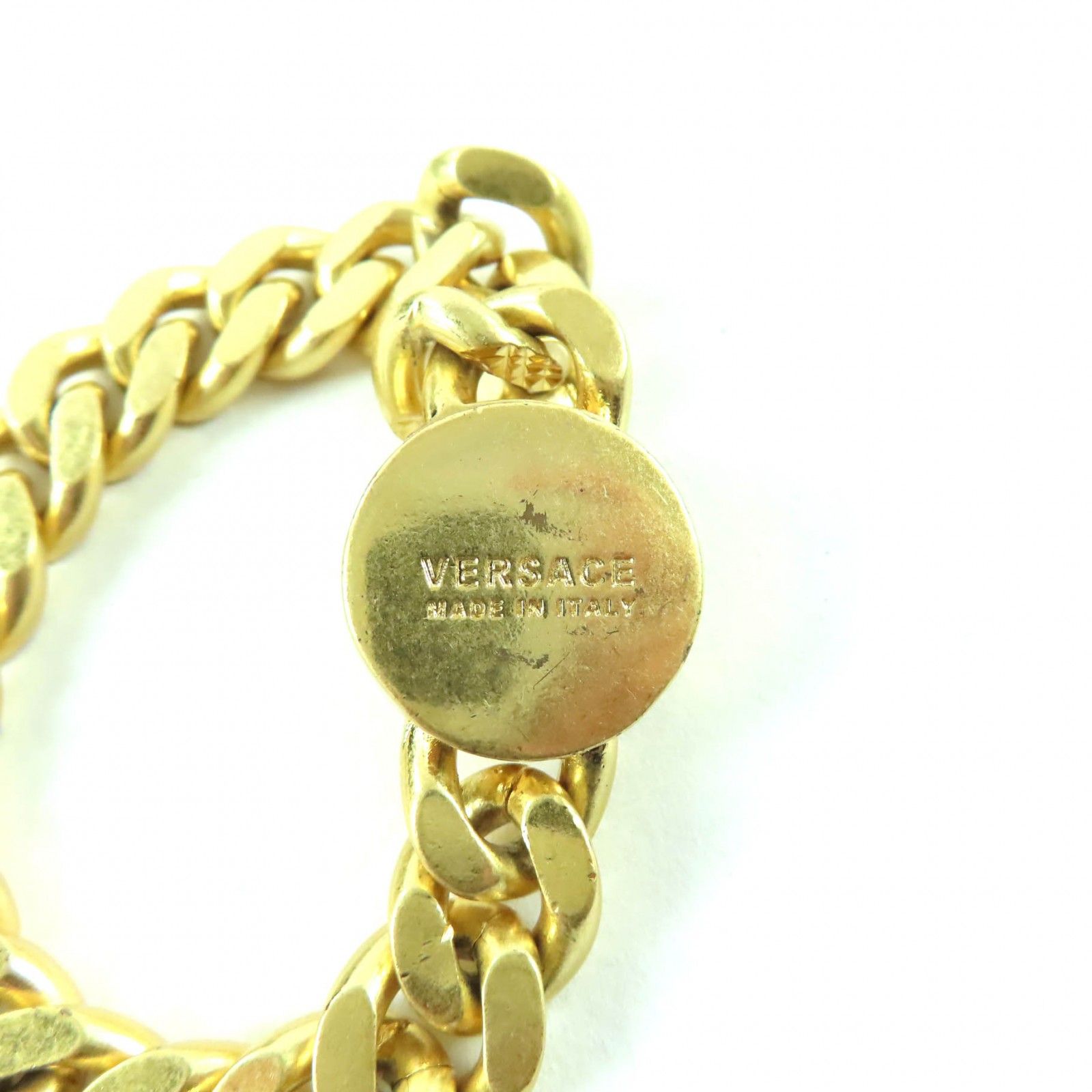 美品☆VERSACE ヴェルサーチ メドゥーサ チェーン ブレスレット