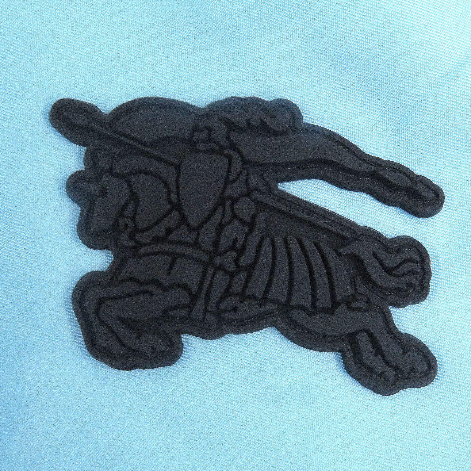 未使用品□BURBERRY バーバリー 8071464 ホースロゴラバーワッペン