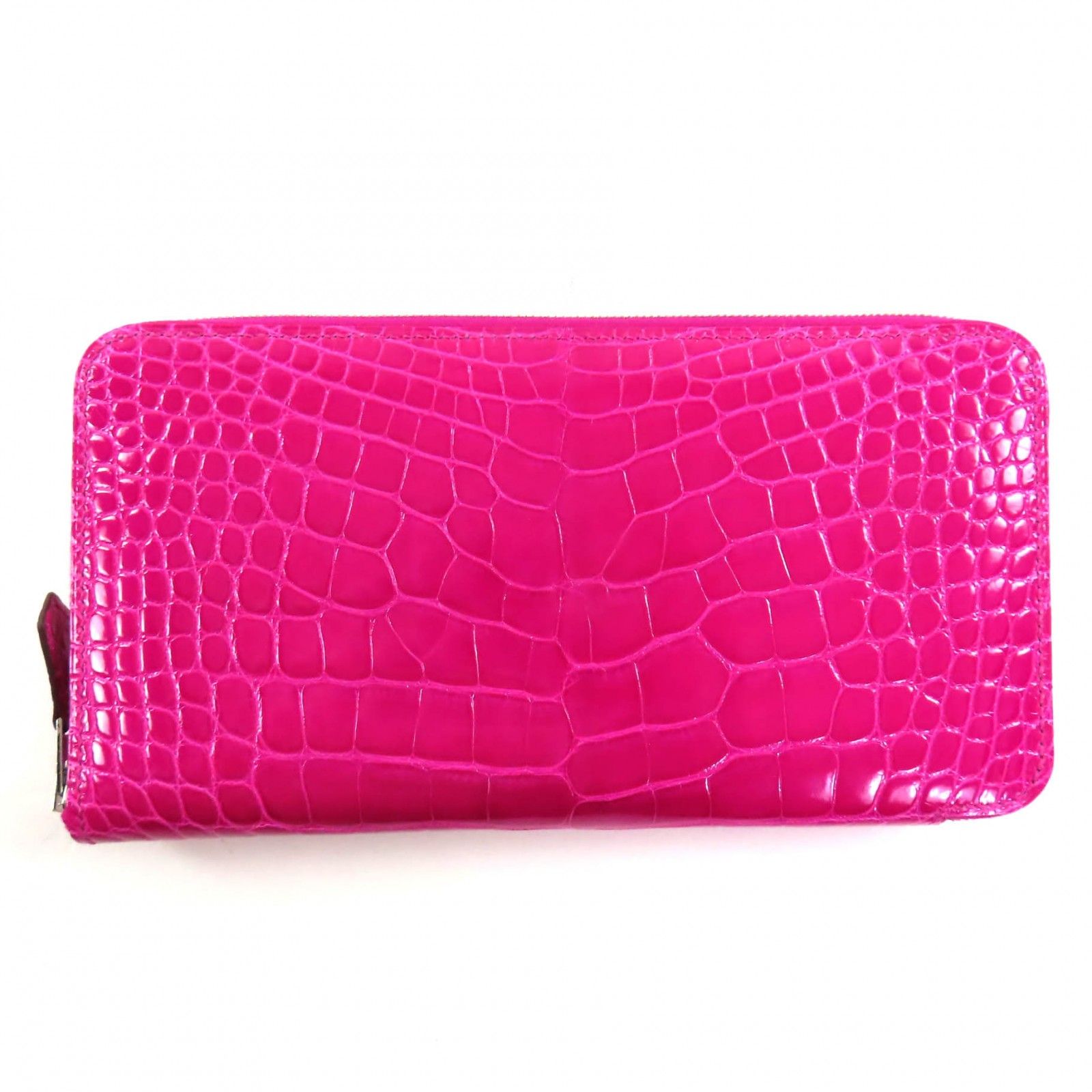 極美品◇HERMES エルメス アザップロングクラシック クロコダイル リセ