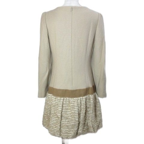 エムズグレイシー M'S GRACY 美品 ドッキングバルーンワンピース PM