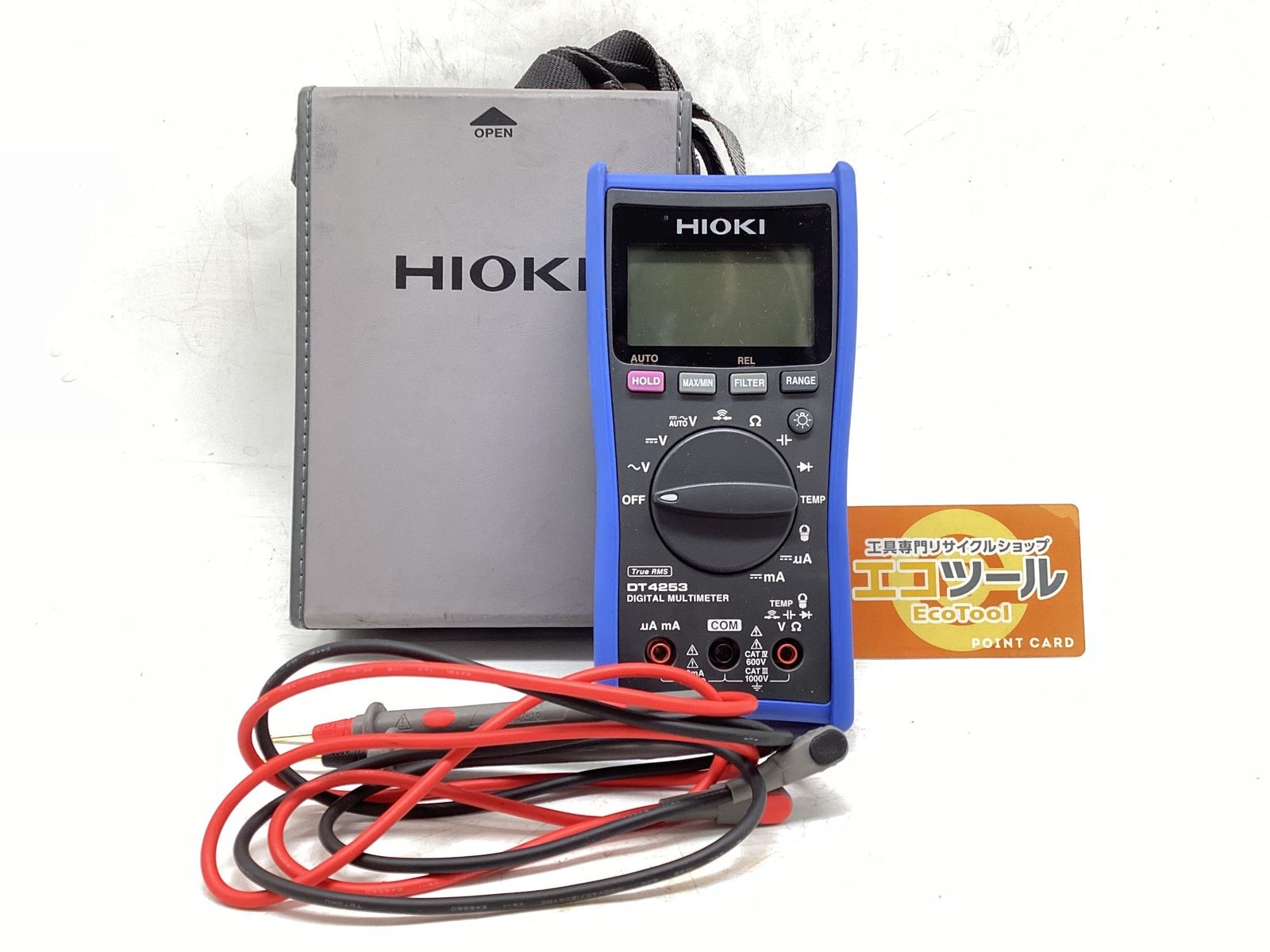 〇HIOKI 日置電機 デジタルマルチメータ DT 4253 エコツール豊田インター店 M 02