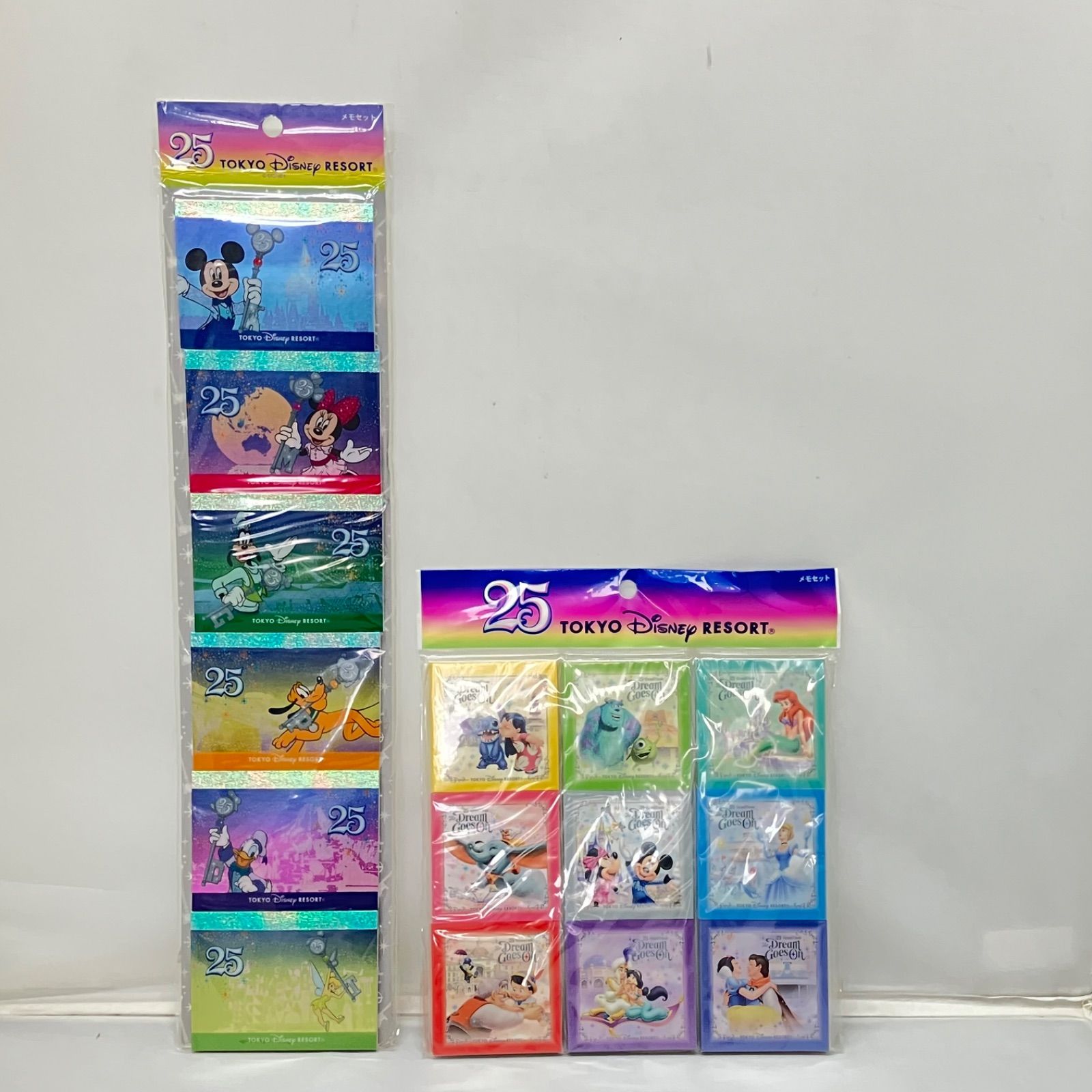 新品】東京ディズニーリゾート 25周年記念メモ帳 2点 - メルカリ