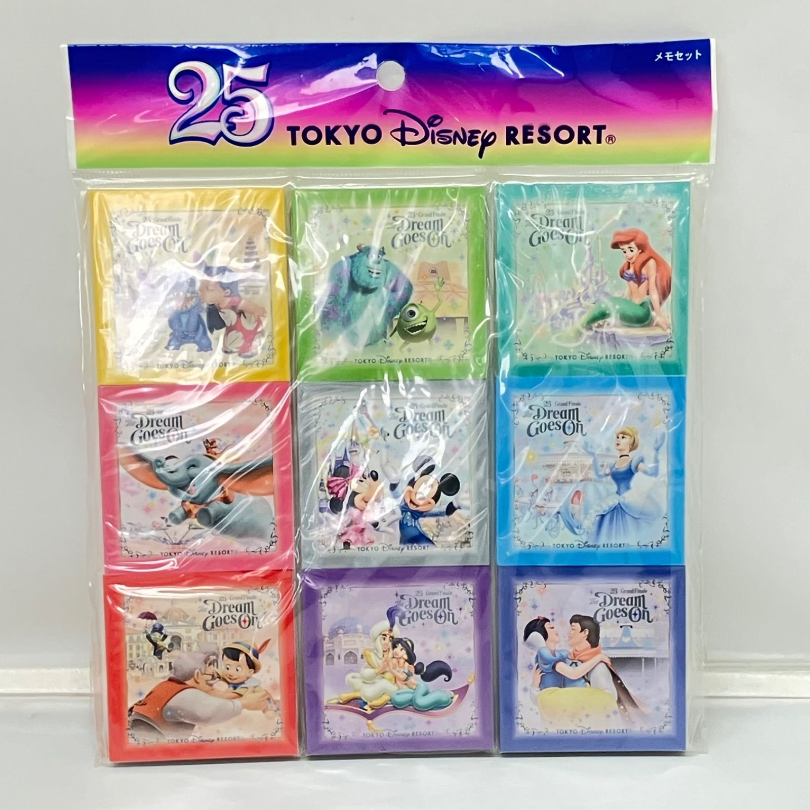 新品】東京ディズニーリゾート 25周年記念メモ帳 2点 - メルカリ