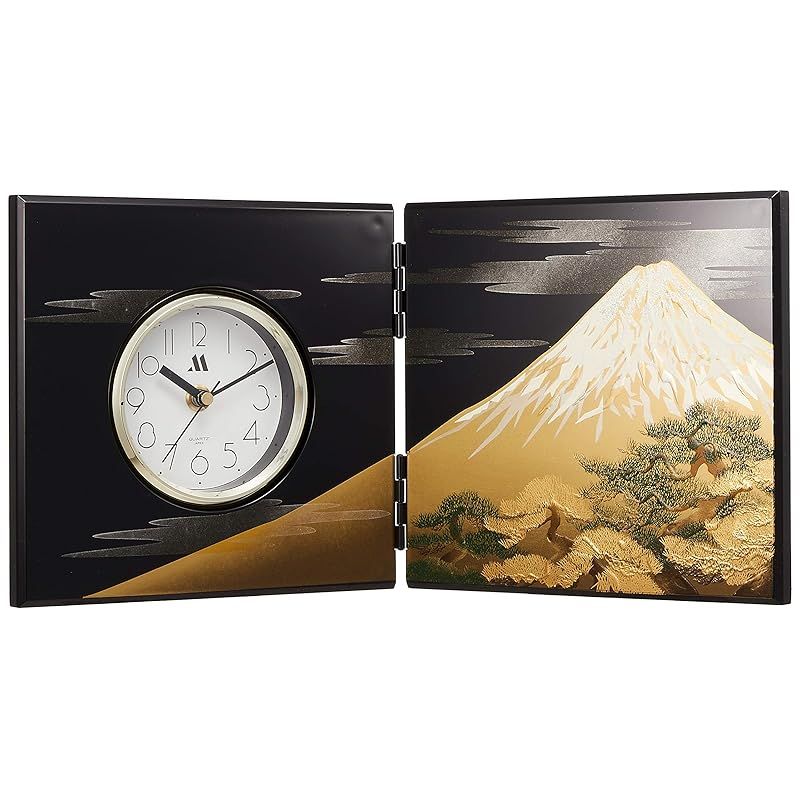 彡ミタニ 山中漆器 Mitani 山中塗 富士美松 祇園時計 M 15900-4