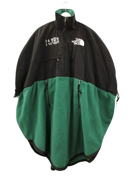 ザノースフェイス THE NORTH FACE MM 6 DENALI サークルフリースワンピース S グリーン ロング トップス AA