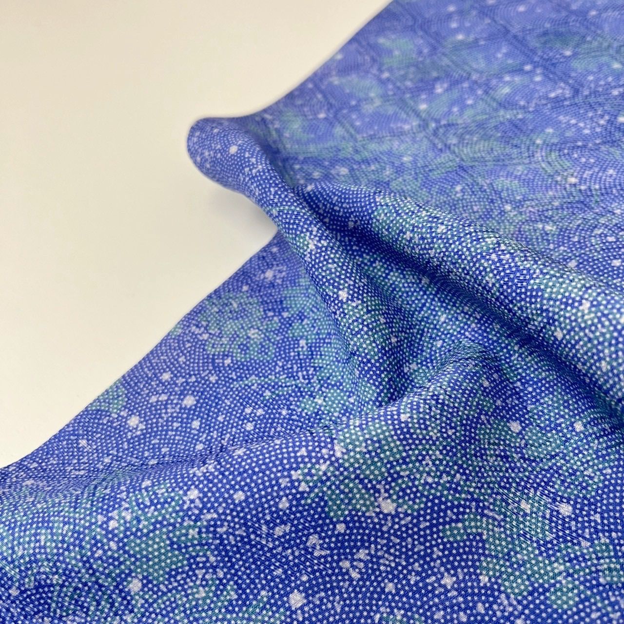 江戸小紋 付下げ 鮫小紋 上品な染め 紋無し Sサイズ 正絹 着物 MK-1865