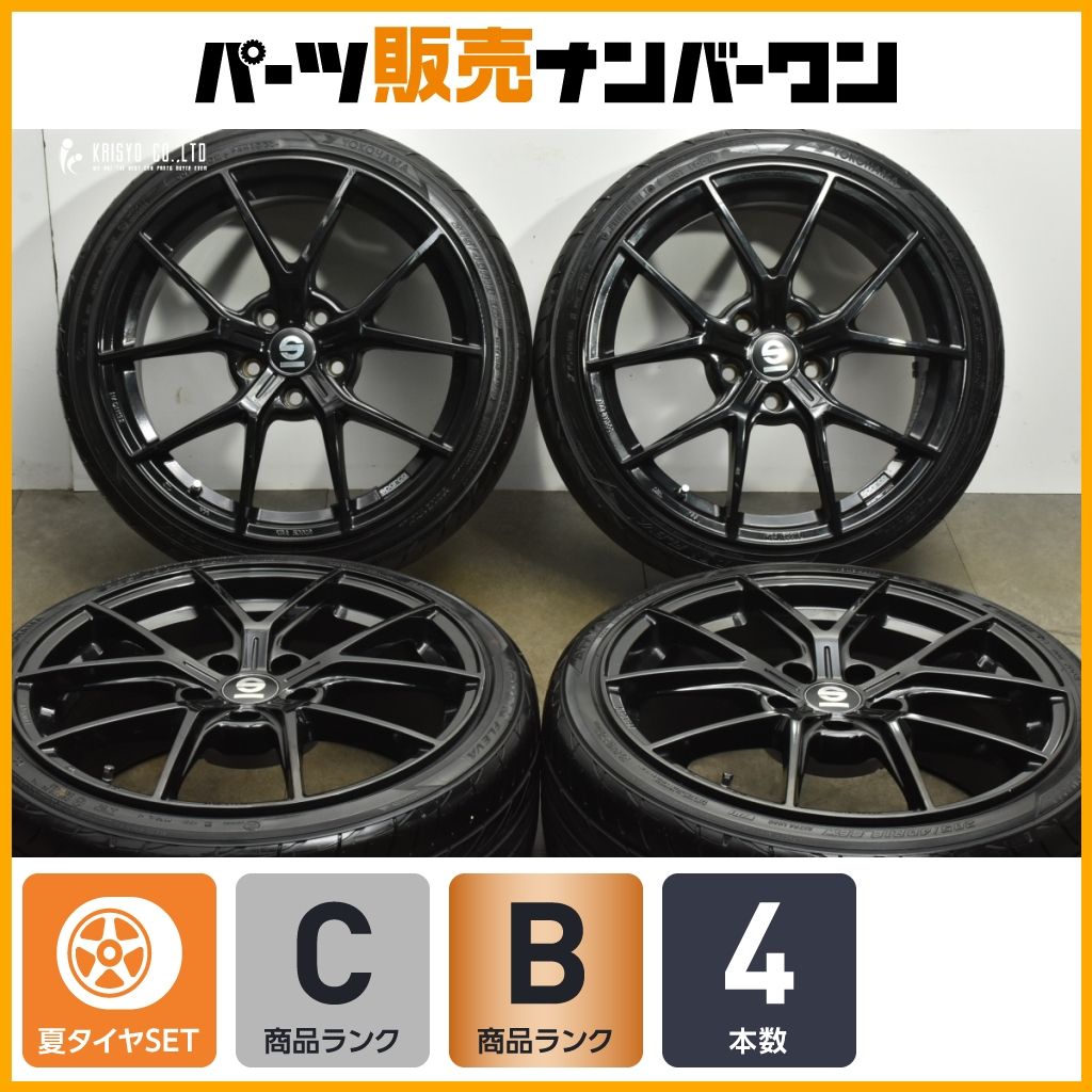 程度良好 OZracing Sparco Podio 18 in 8 J 45 PCD 114 3 ADVAN FLEVA V 701 205 40 R スイフトスポーツ NCロードスター ポディオ