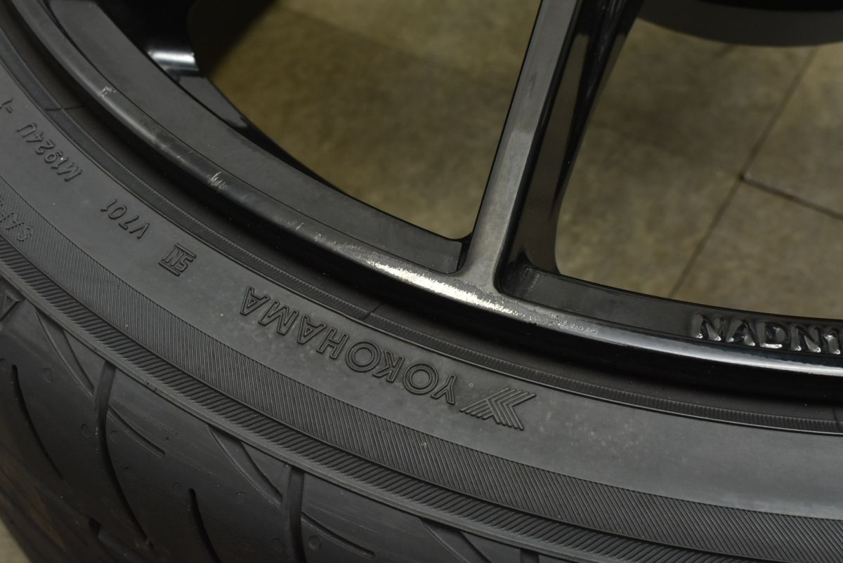  程度良好 OZracing Sparco Podio 18 in 8 J 45 PCD 114 3 ADVAN FLEVA V 701 205 40 R スイフトスポーツ NCロードスター ポディオ 18インチ タイヤ ホイールセット