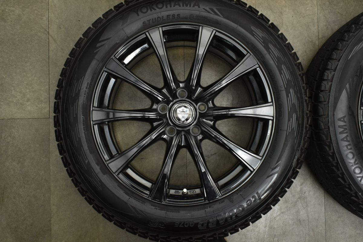 バリ溝 エステローザ 18 in 7 5 J 45 PCD 114 3 アイスガードG 075 225 60 R レクサスNX ハリアー RAV 4 エクストレイル CX 8 CR V