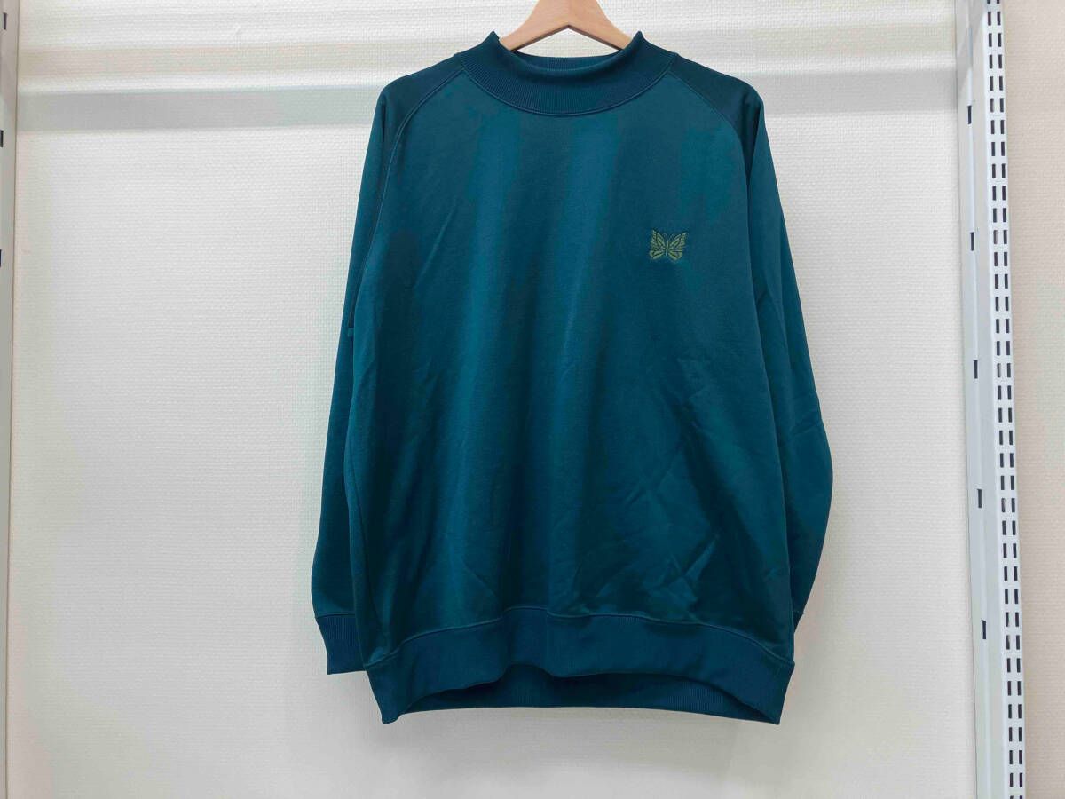 グリーン NEEDLES Mock Neck Tee Bright Jersey ns 258 長袖Tシャツ スウェット ニードルス