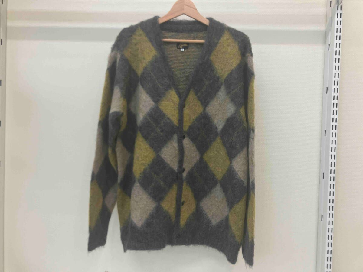 Needles カーディガン イエロー グレー J 0387