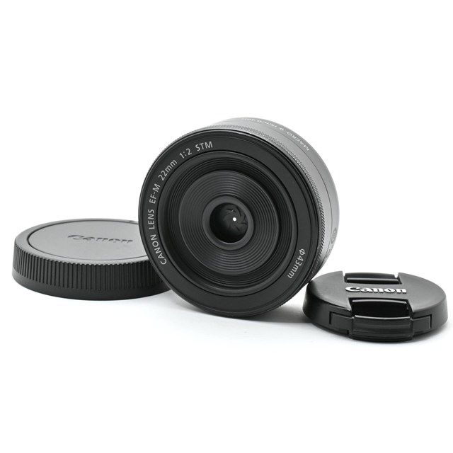 良品＞ Canon EF-M22mm アウトレット F2 STM｜明るい単焦点レンズ｜小