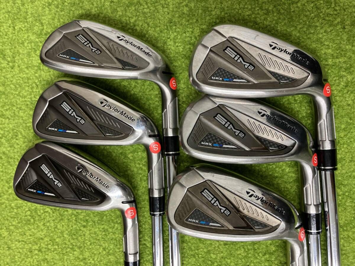 TaylorMade SIM2 MAX MAX MT KBS 85 フレックスS 6-9,P,A 6本セット