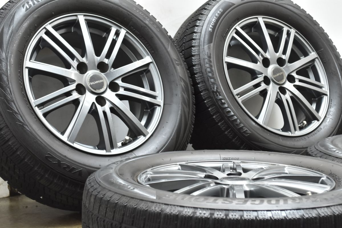 程度良好 バルミナ 16 in 6 5 J 39 PCD 114 3 ブリザックVRX 2 215 65 R アルファード ヴェルファイア カローラクロス C HR エスティマ