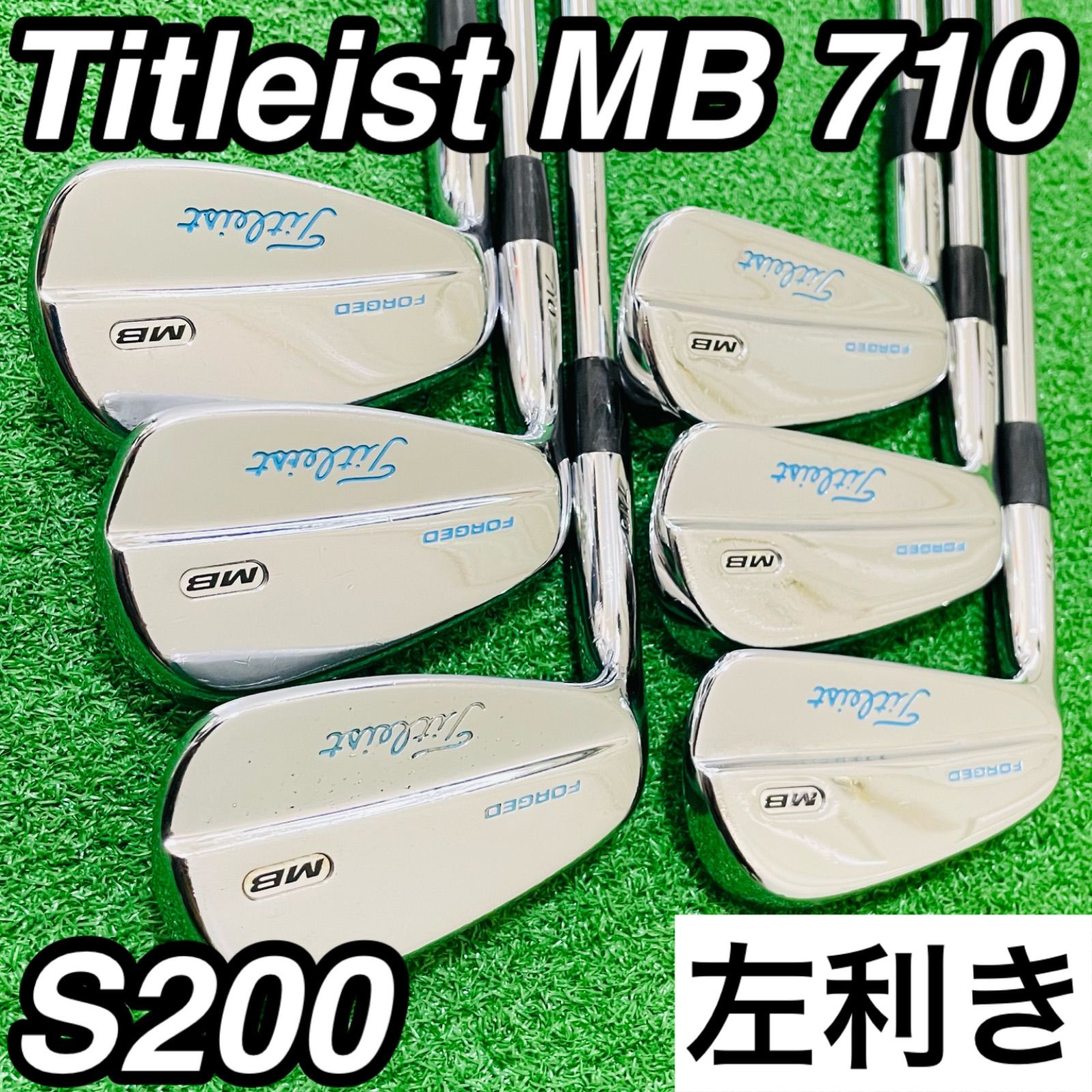 Titleist MB 710 タイトリスト レフティ 左利き メンズ アイアン6本