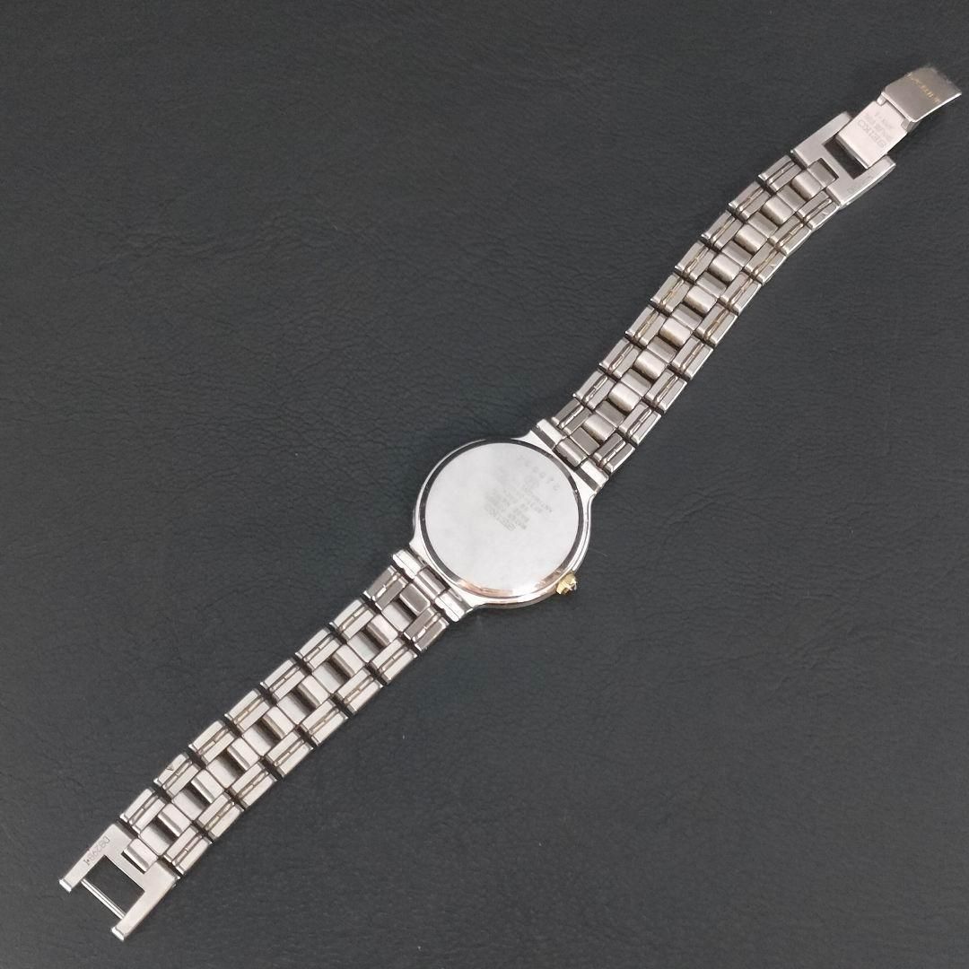 良品 SEIKO セイコー エクセリーヌ ホワイト ゴールド クォーツ 腕時計