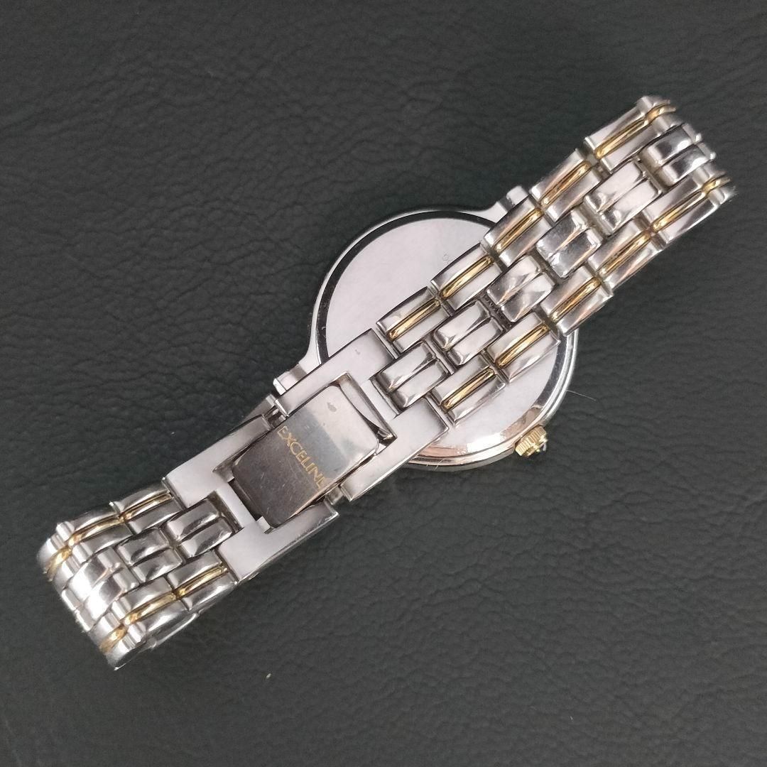 良品 SEIKO セイコー エクセリーヌ ホワイト ゴールド クォーツ 腕時計