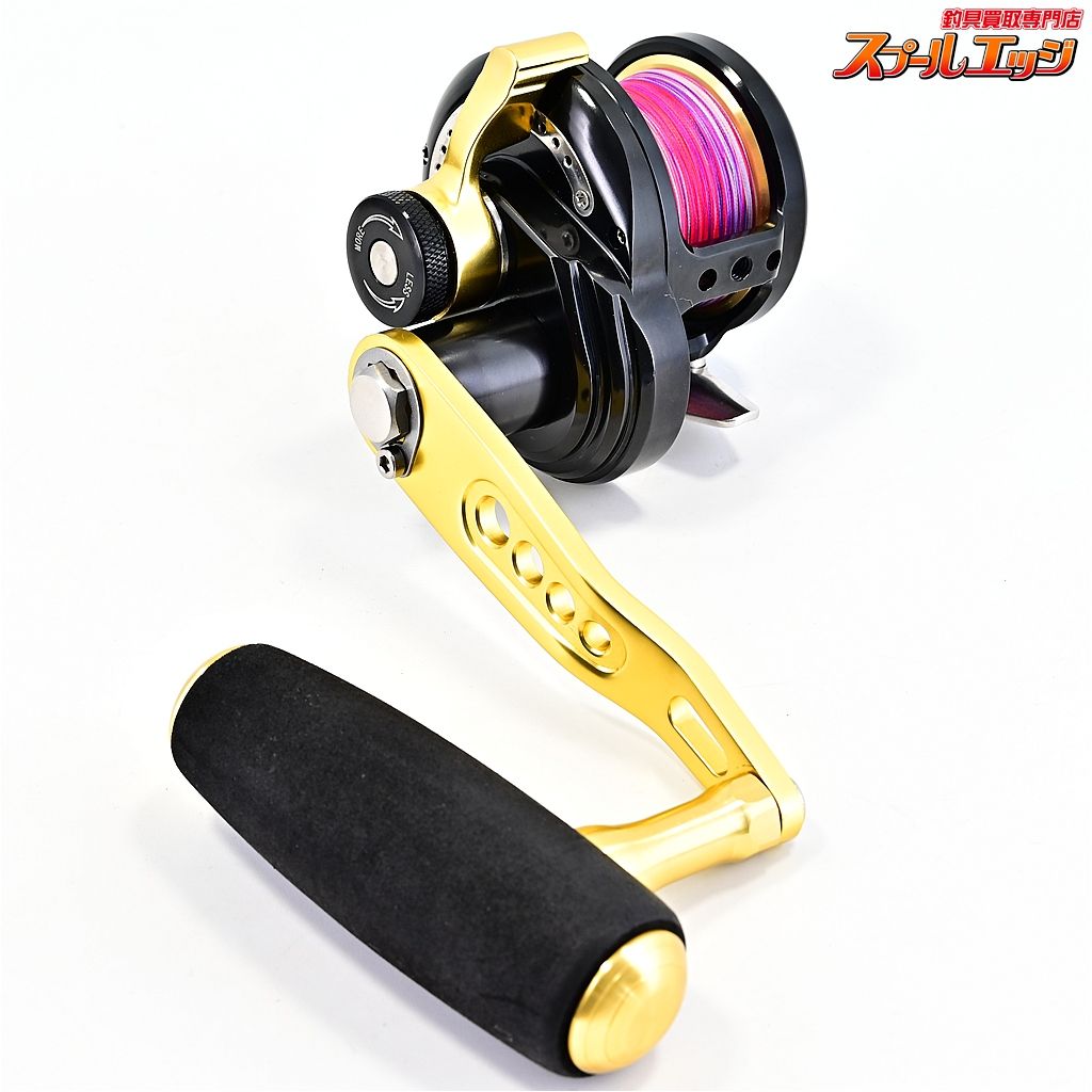 オーシャンフリークス キャプチャ 30 HG 右 ブラック-ゴールド 95 mmロングハンドル-Tマークハンドルノブ装着 m 43193