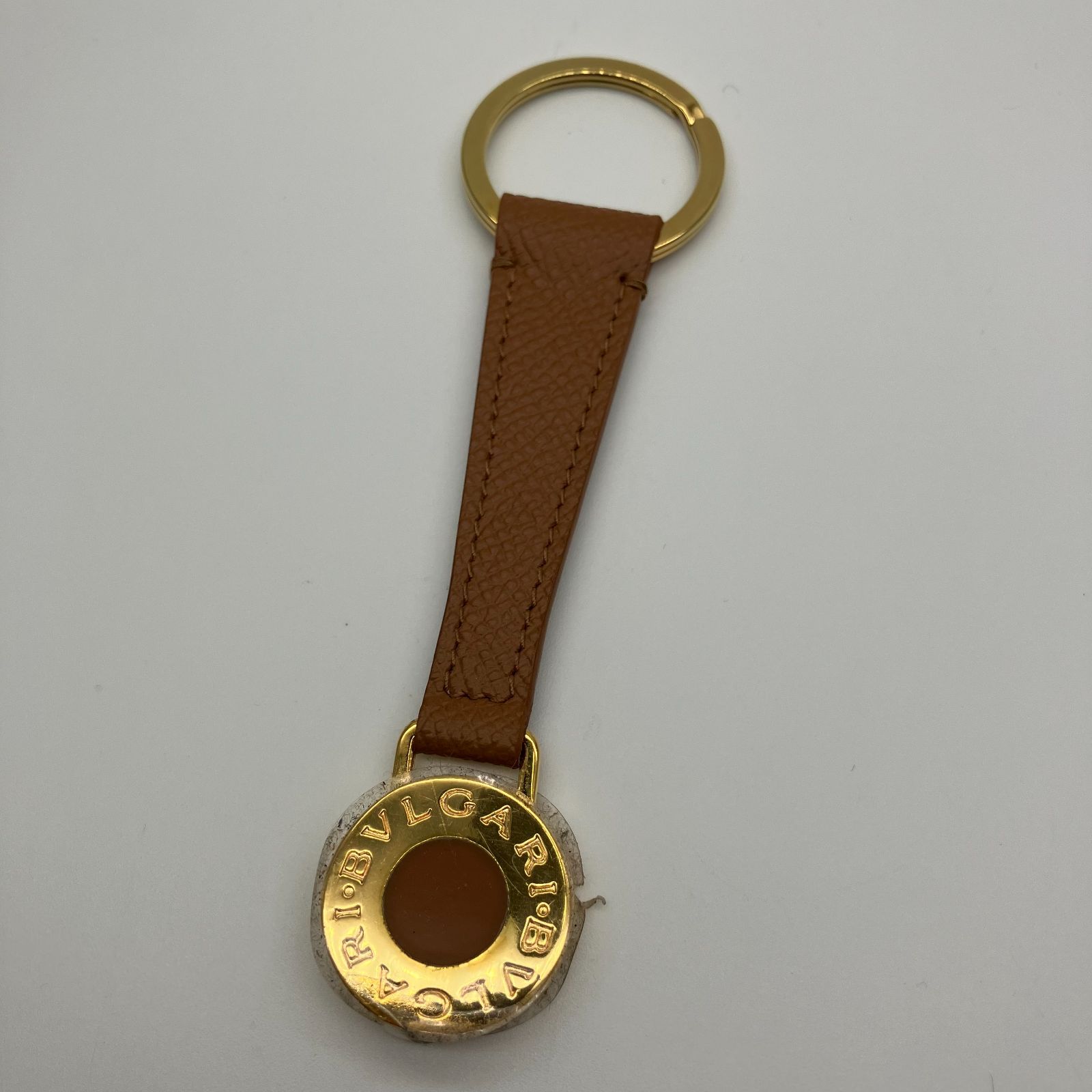 BVLGARI ブルガリ レザー キーリング【K128】 - メルカリ