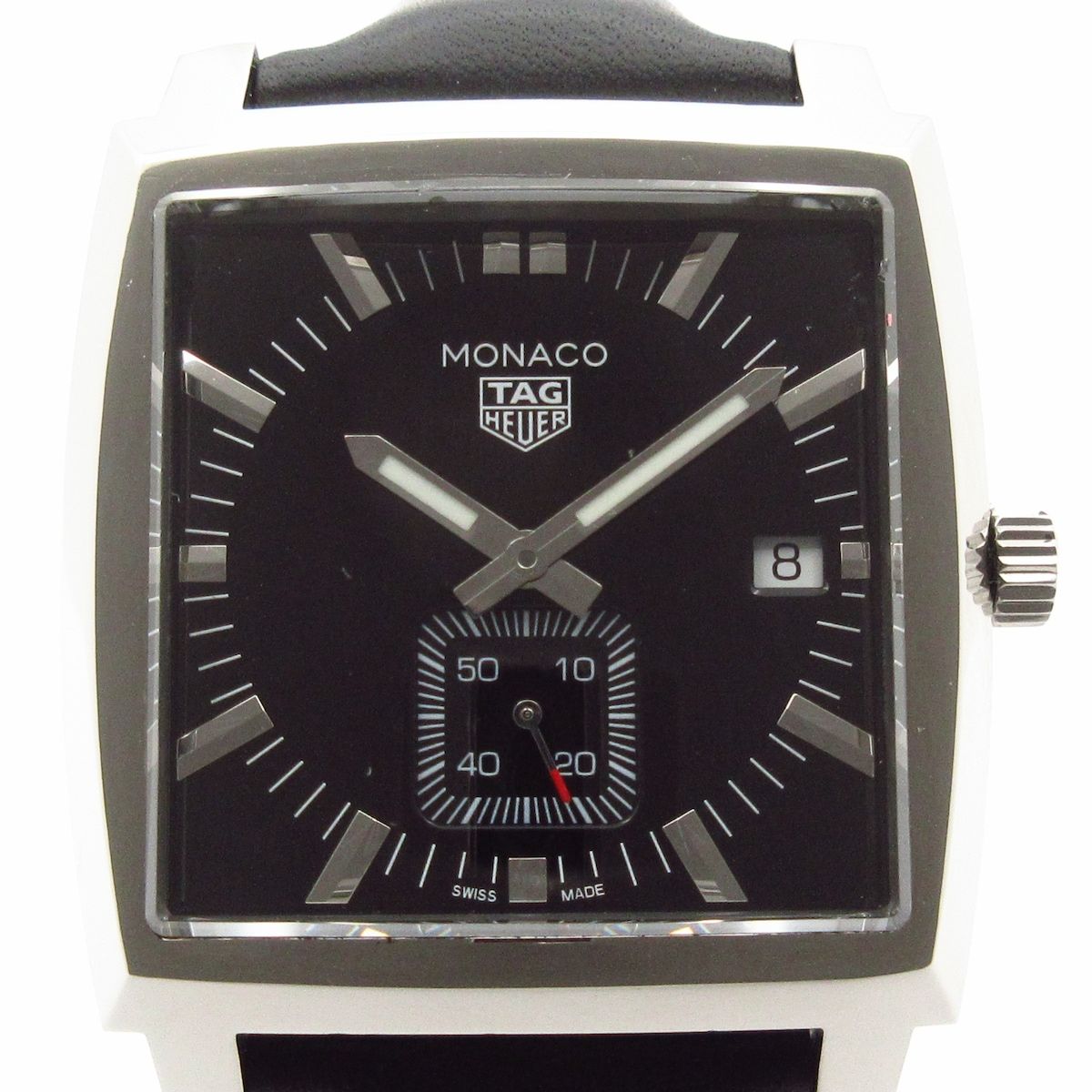 TAG Heuer(タグホイヤー) 腕時計 モナコ WAW131A メンズ SS/革ベルト