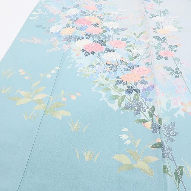 百華❀Y4110◇美品未着用 正絹 作家物落款 仕付け糸付 手縫い仕立て