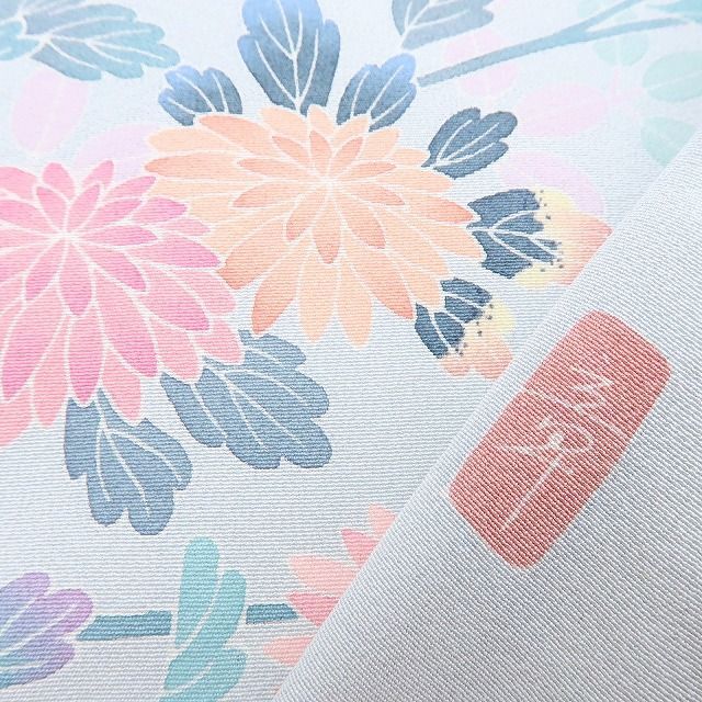 百華❀Y4110◇美品未着用 正絹 作家物落款 仕付け糸付 手縫い仕立て