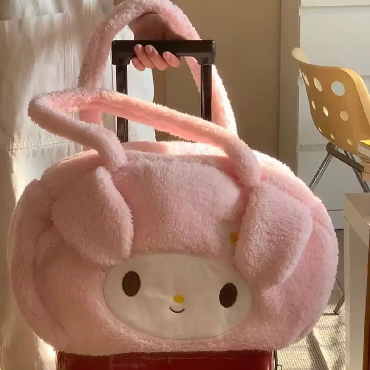 サンリオ マイメロディ ファー キャリアーバッグ