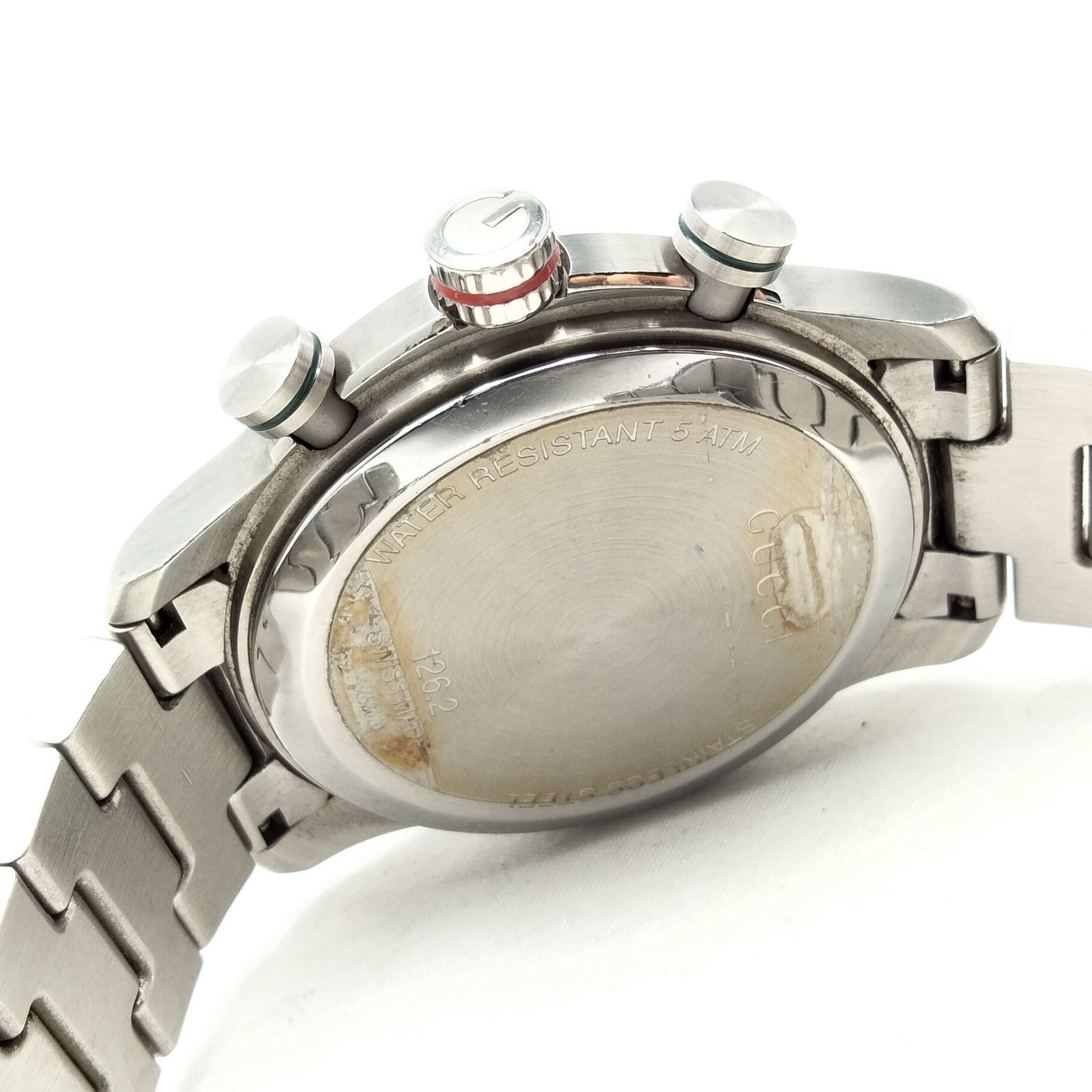  ️GUCCI ️ グッチ 126 2 タイムレス クロノグラフ 腕時計 クオーツ 腕時計(クォーツ) 腕時計(アナログ)