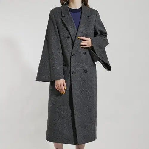 新品 36 TOGA(トーガ) フール ウール メルトン フレア スリーブ ダブル