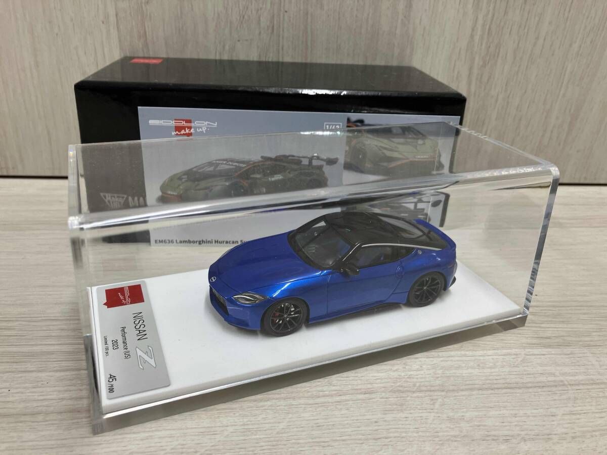 ジャンク  EIDOLON EM640 NISSAN Z Performance（US）2023 SEIRAN Blue 45/100 アイドロン　セイランブルー　日産Z