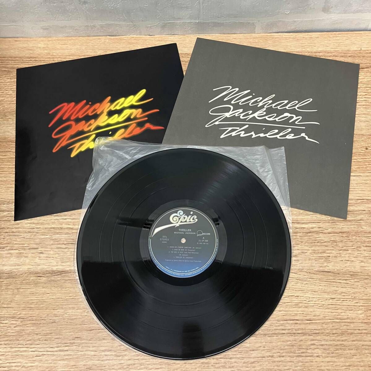 ☆マイケル・ジャクソン/スリラー EPIC 253P399 レコード 帯付 国内盤