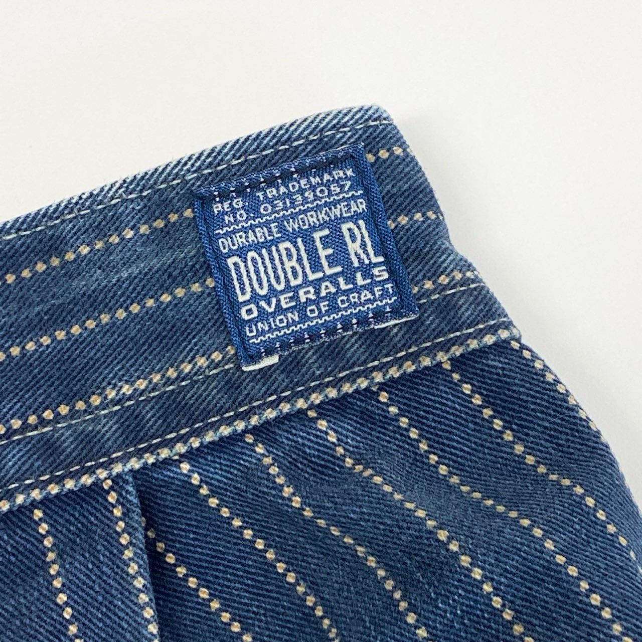 33L4 DOUBLE RL ダブルアールエル RRL ストライプ デニムペインター