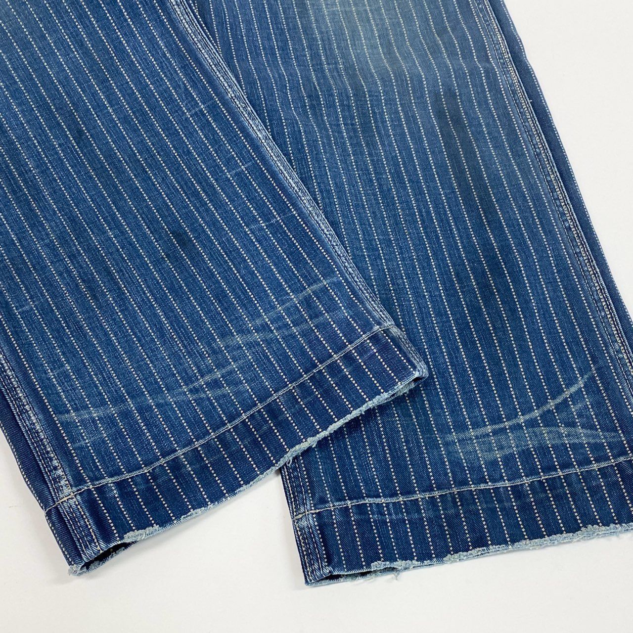 33L4 DOUBLE RL ダブルアールエル RRL ストライプ デニムペインター