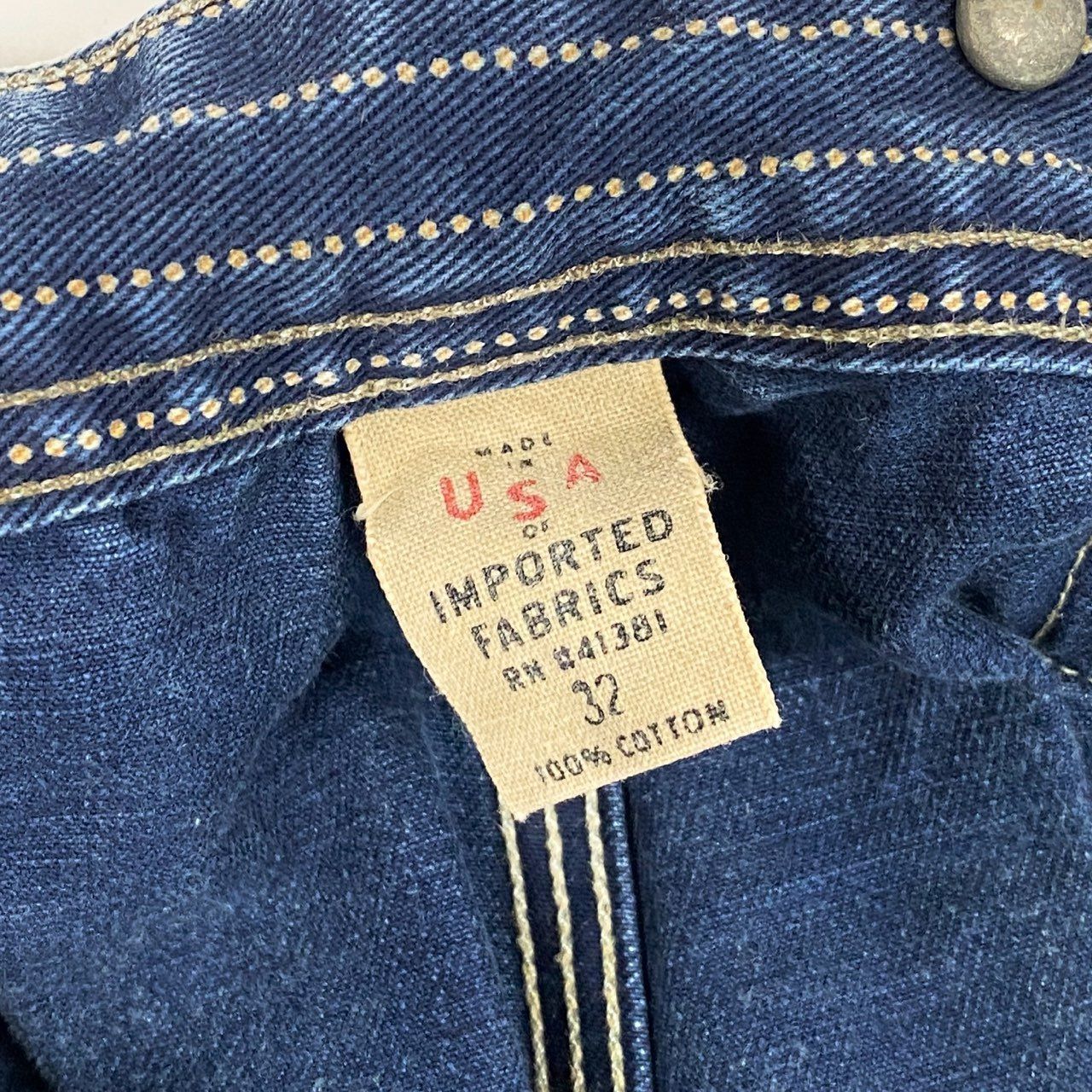 33L4 DOUBLE RL ダブルアールエル RRL ストライプ デニムペインター