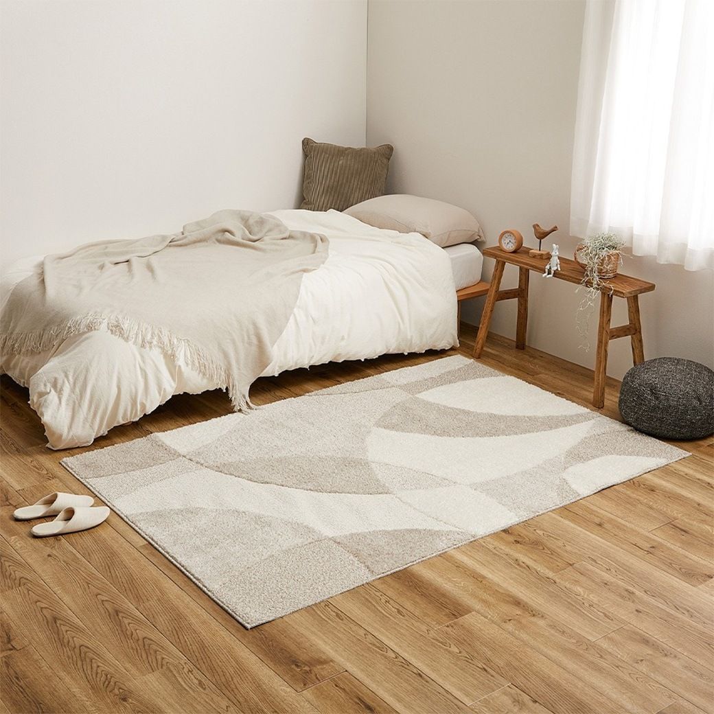 ショップ タフトカーペット ジャスト 130 190 cm ラグ 防ダニ 抗菌 抗ウイルス 消臭 花粉対策 ホットカーペット対応