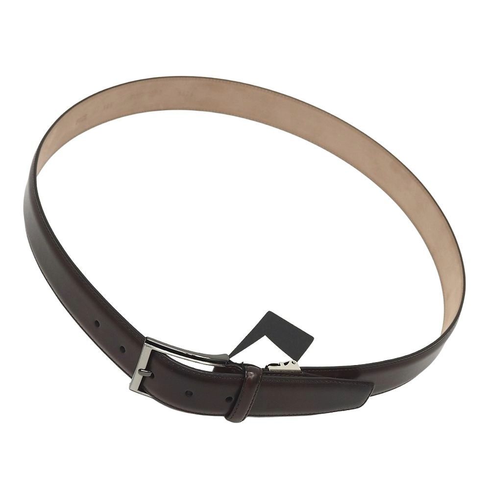 新品 MAGNANNI レザーベルト 【サイズ：FREE】 チョコ パティーヌ 1576