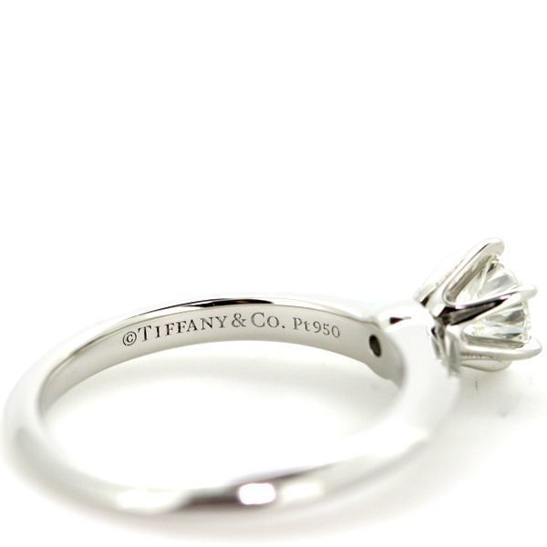 ティファニー ソリティア 0.46ct ダイヤモンドリング I-VS2-3EX Pt950