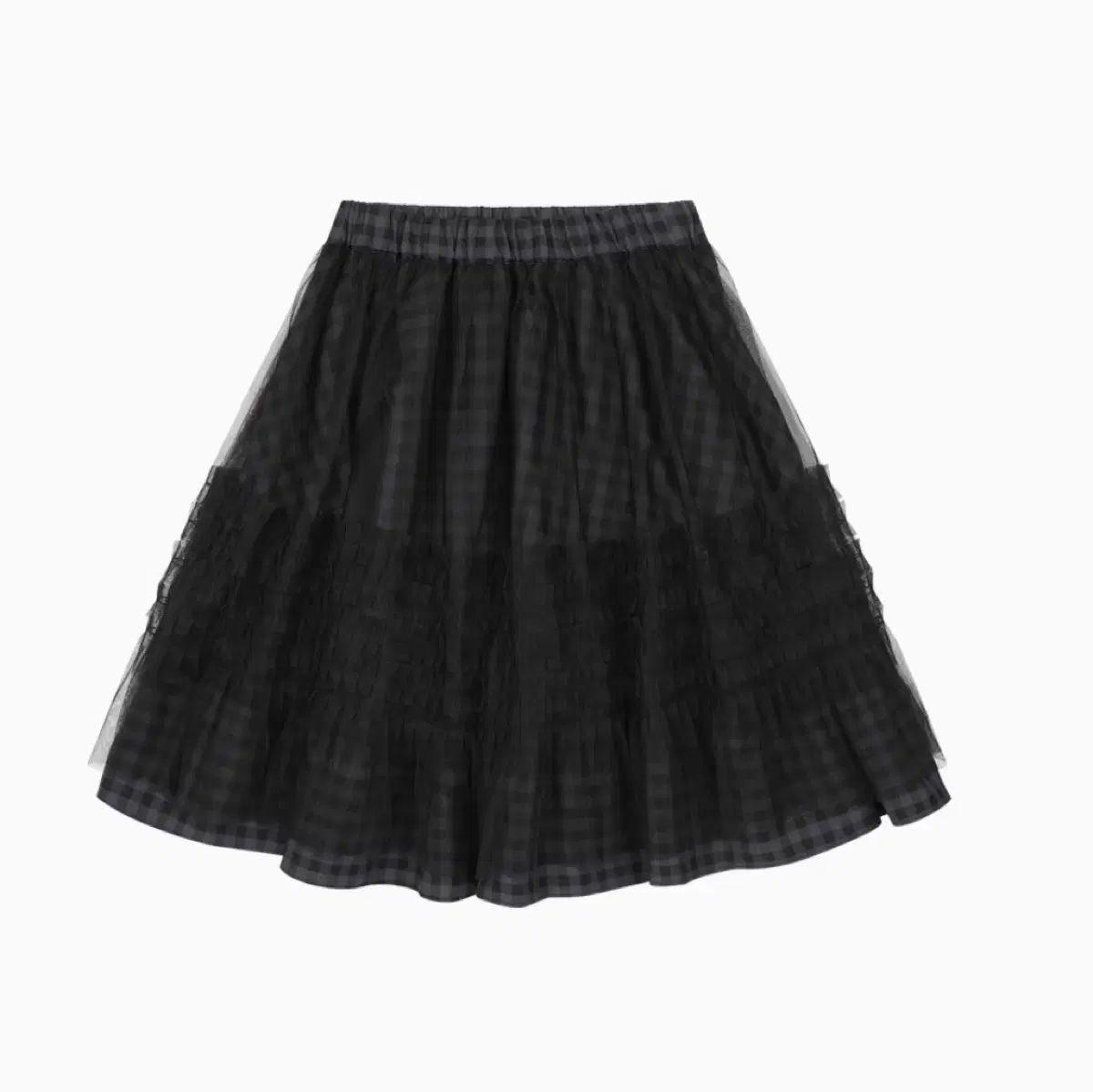 オヘシオ スカート LAYERED SHEER FRILL SKIRT