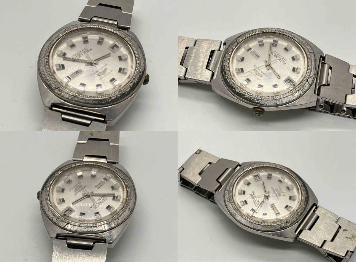 ジャンク】 CITIZEN SEVEN STAR 自動巻き シルバー 腕時計 - メルカリ